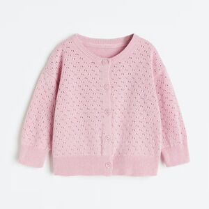 H&M Pointelle-knit Cardigan Size 6M